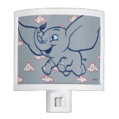 Dumbo | Cartoon Dumbo Flying With Feather Night Light (Front)