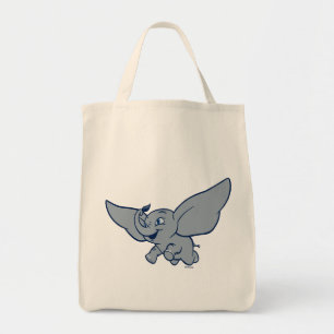 Dumbo   Cartoon Dumbo Flying With Feather Tote Bag
