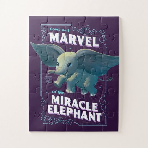 Dumbo  Come And Marvel At The Miracle Elephant Jigsaw Puzzle