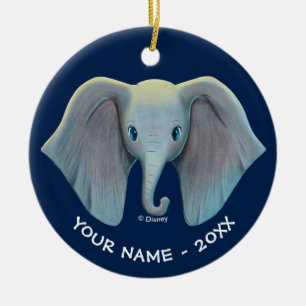 Dumbo   Cute Large Ears Painted Art Ceramic Ornament