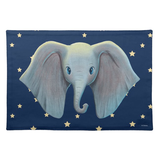 Dumbo | Cute Large Ears Painted Art Cloth Placemat (Front)