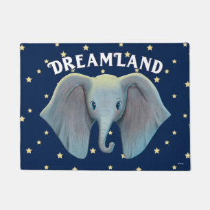 Dumbo Cute Large Ears Painted Art Doormat