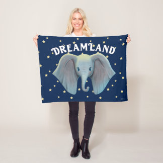 Dumbo | Cute Large Ears Painted Art Fleece Blanket