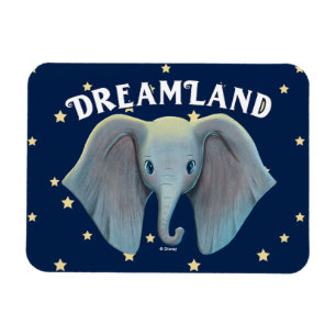 Dumbo Cute Large Ears Painted Art Magnet