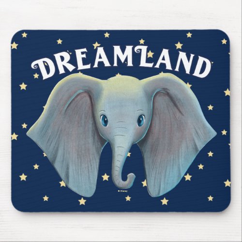 Dumbo  Cute Large Ears Painted Art Mouse Pad