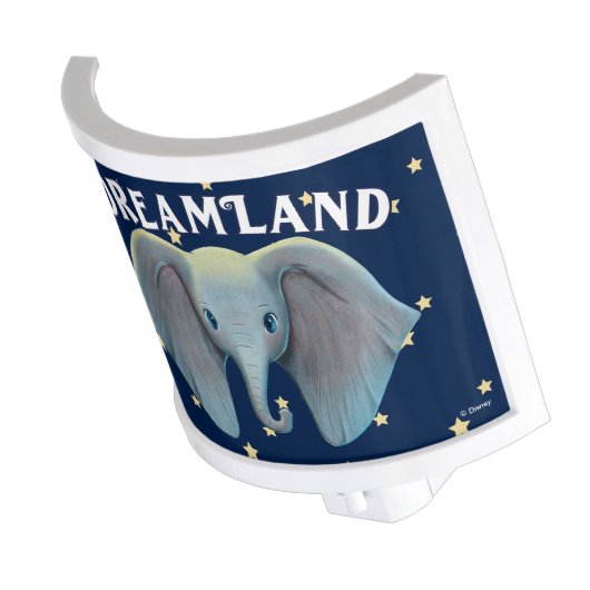 Dumbo | Cute Large Ears Painted Art Night Light (Angled)