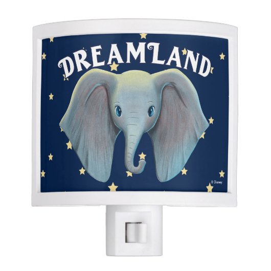 Dumbo | Cute Large Ears Painted Art Night Light (Front)