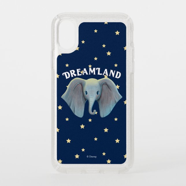 Dumbo | Cute Large Ears Painted Art Speck iPhone XS Case (Front)