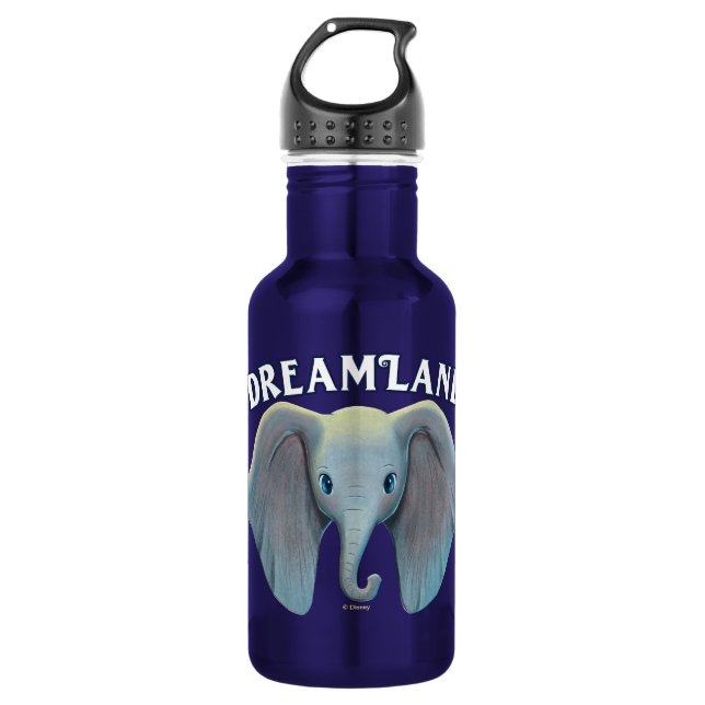 Dumbo | Cute Large Ears Painted Art Stainless Steel Water Bottle (Front)