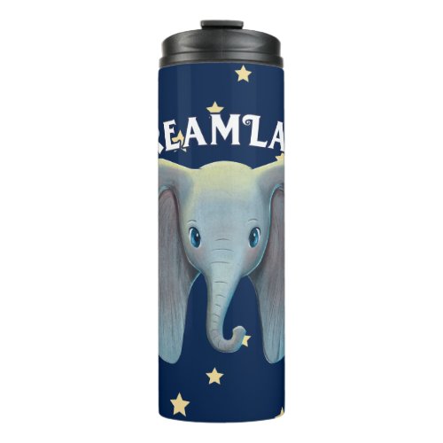 Dumbo  Cute Large Ears Painted Art Thermal Tumbler