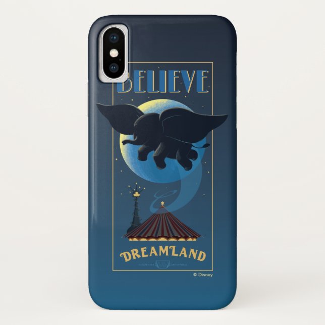 Dumbo | Dreamland "Believe" Attraction Art Case-Mate iPhone Case (Back)