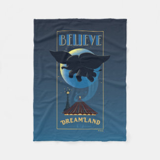 Dumbo | Dreamland "Believe" Attraction Art Fleece Blanket