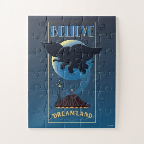 Dumbo  Dreamland Believe Attraction Art Jigsaw Puzzle