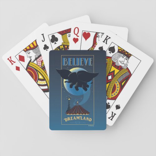 Dumbo  Dreamland Believe Attraction Art Playing Cards