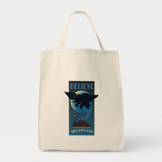 Dumbo | Dreamland "Believe" Attraction Art Tote Bag (Front)