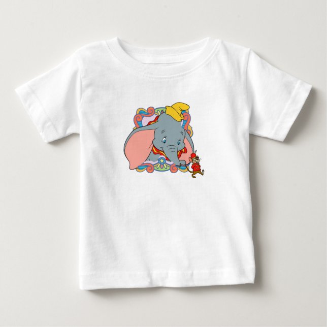 Dumbo Dumbo and Timot walking Baby T-Shirt (Front)