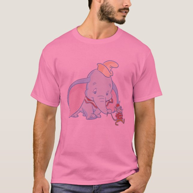 Dumbo Dumbo and Timothy Q. Mouse talking T-Shirt (Front)