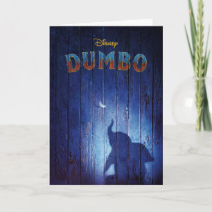 Dumbo   Dumbo Shadow With Feather Theatrical Art Card