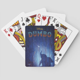 Dumbo | Dumbo Shadow With Feather Theatrical Art Poker Cards