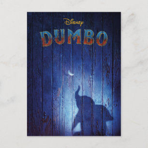 Dumbo Dumbo Shadow With Feather Theatrical Art Postcard