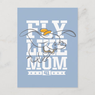 Dumbo Fly Like Mom Postcard