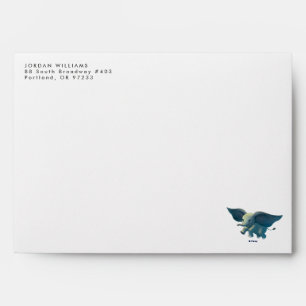 Dumbo Flying Dumbo Painted Art Envelope