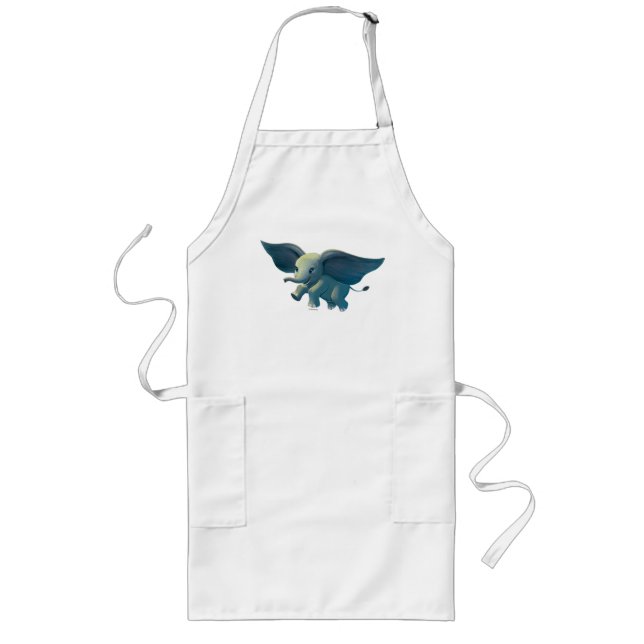 Dumbo | Flying Dumbo Painted Art Long Apron (Front)