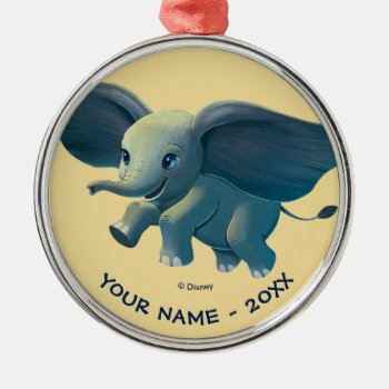 Dumbo | Flying Dumbo Painted Art Metal Ornament by dumbo at Zazzle