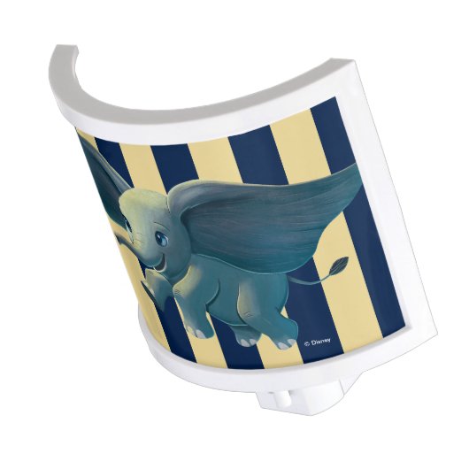 Dumbo | Flying Dumbo Painted Art Night Light (Angled)
