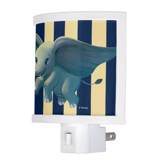 Dumbo | Flying Dumbo Painted Art Night Light (Left)