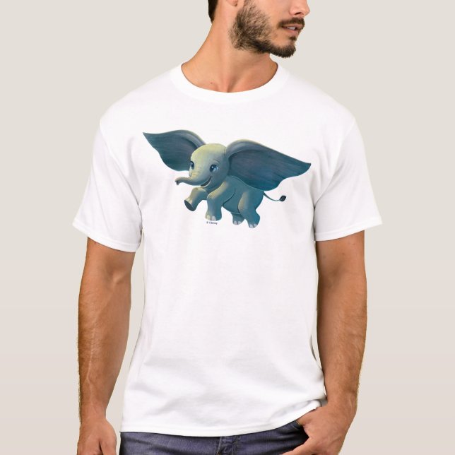 Dumbo | Flying Dumbo Painted Art T-Shirt (Front)