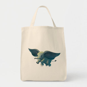 Dumbo   Flying Dumbo Painted Art Tote Bag