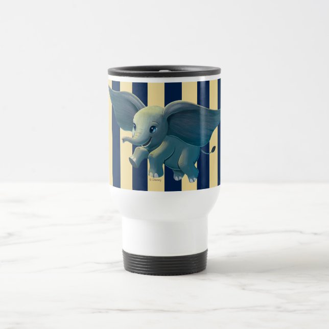 Dumbo | Flying Dumbo Painted Art Travel Mug (Center)