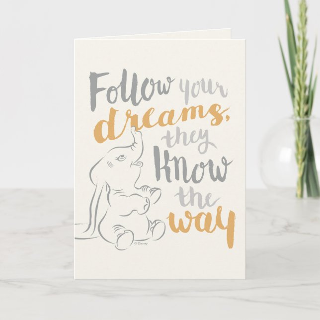 Dumbo | Follow Your Dreams Card (Front)