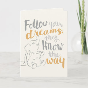Dumbo   Follow Your Dreams Card