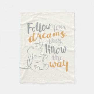 Dumbo | Follow Your Dreams Fleece Blanket
