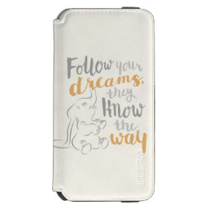 Dumbo Follow Your Dreams iPhone 6/6s Wallet Case