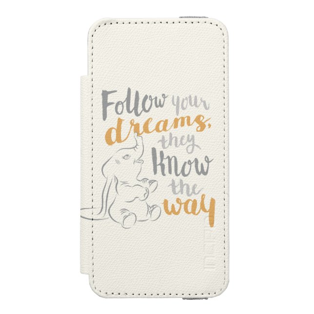 Dumbo | Follow Your Dreams Incipio iPhone Wallet Case (Folio Front)