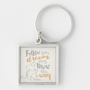 Dumbo Follow Your Dreams Keychain