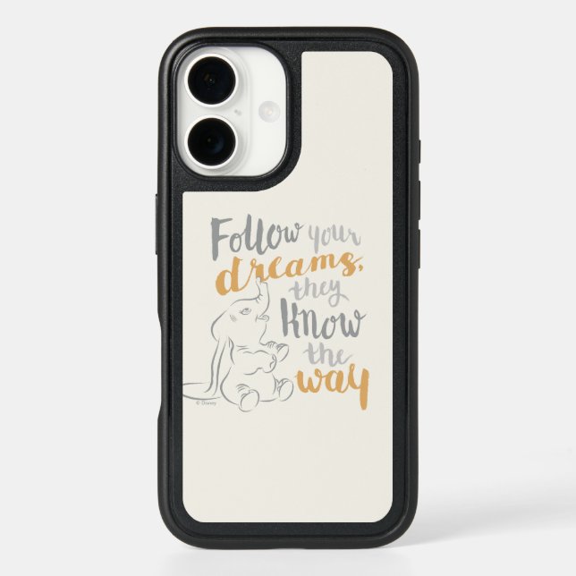 Dumbo | Follow Your Dreams Otterbox iPhone Case (Back)