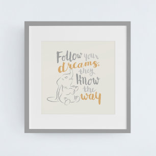 Dumbo Follow Your Dreams Poster