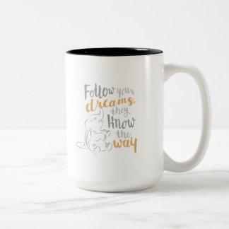 Dumbo | Follow Your Dreams Two-Tone Coffee Mug