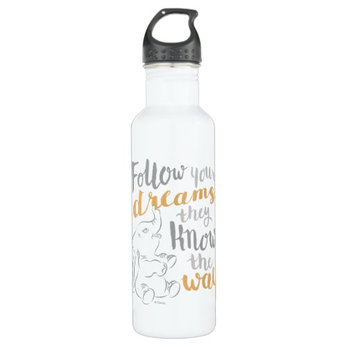 Dumbo  Follow Your Dreams Water Bottle