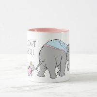Dumbo following his Mom Closely Mug
