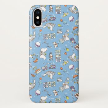 Dumbo | Fun Little Blue Pattern Iphone X Case by dumbo at Zazzle