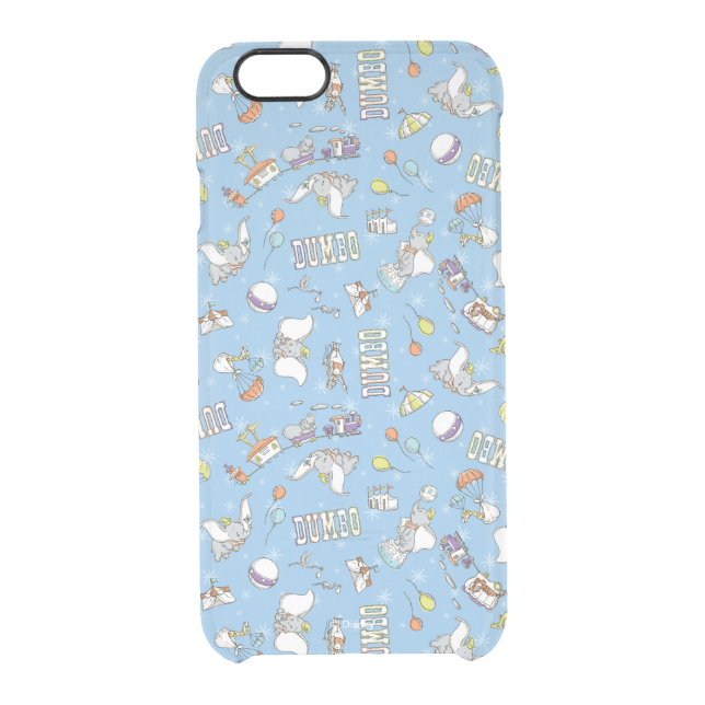 Dumbo | Fun Little Blue Pattern Uncommon iPhone Case (Back)