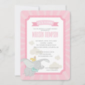 Dumbo | Girl Baby Shower Invitation (Front)