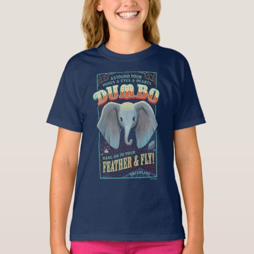 Dumbo  Hang On To Your Feather  Fly T_Shirt