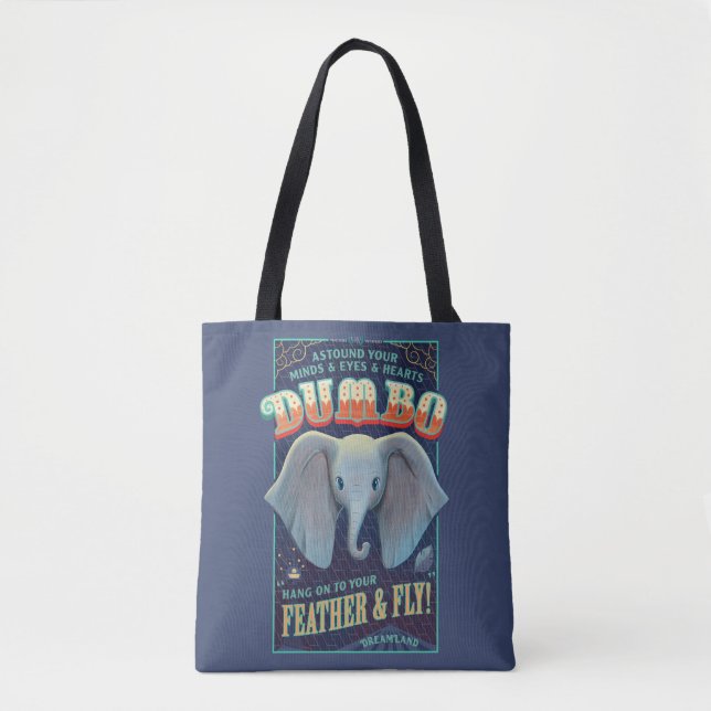 Dumbo | Hang On To Your Feather & Fly! Tote Bag (Front)