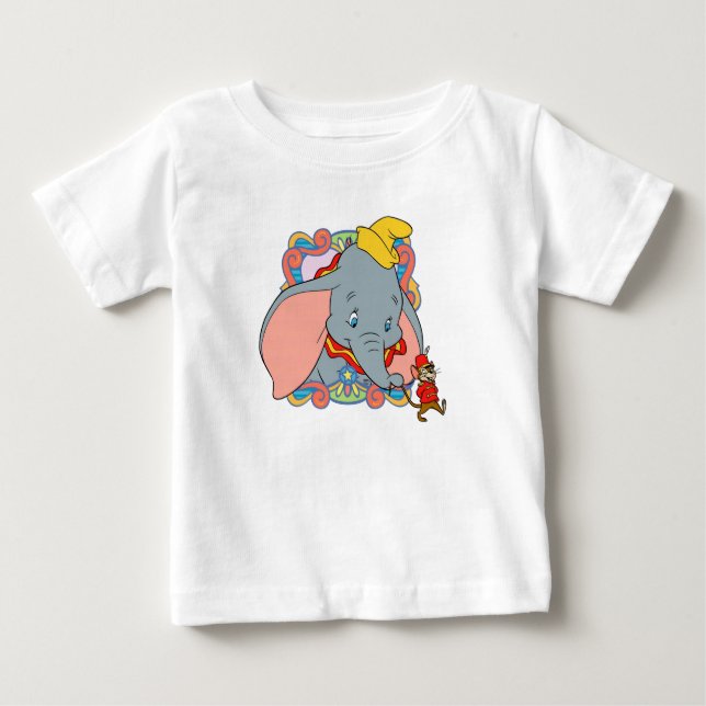  Dumbo is smiling Baby T-Shirt (Front)